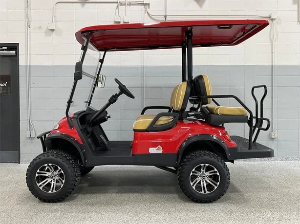 Red 2023 Advanced EV LT-A627.2+2G Golf Cart for Sale