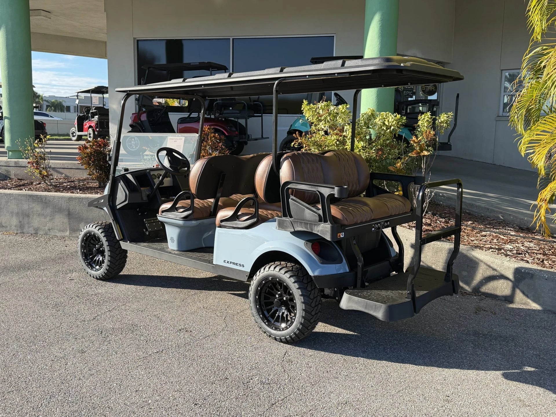 2026 E-Z-GO L6 Gas Golf Cart for Sale (Ocean Gray)