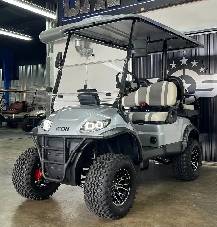 Gray 2024 Icon EV I40L Golf Cart for Sale