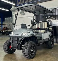 Gray 2024 Icon EV I40L Golf Cart for Sale
