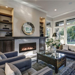 American Hearth | Boulevard Linear Gas Fireplace 48 in | DVLL48BP92N-3