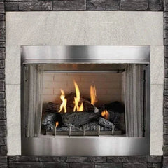 American Hearth | Carol Rose VentFree Outdoor Fireplace 36” | OP36FP72MN