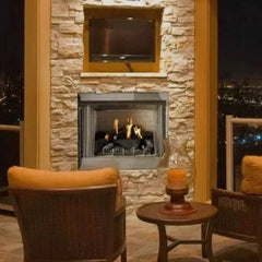 American Hearth | Carol Rose VentFree Outdoor Fireplace 36” | OP36FP72MN