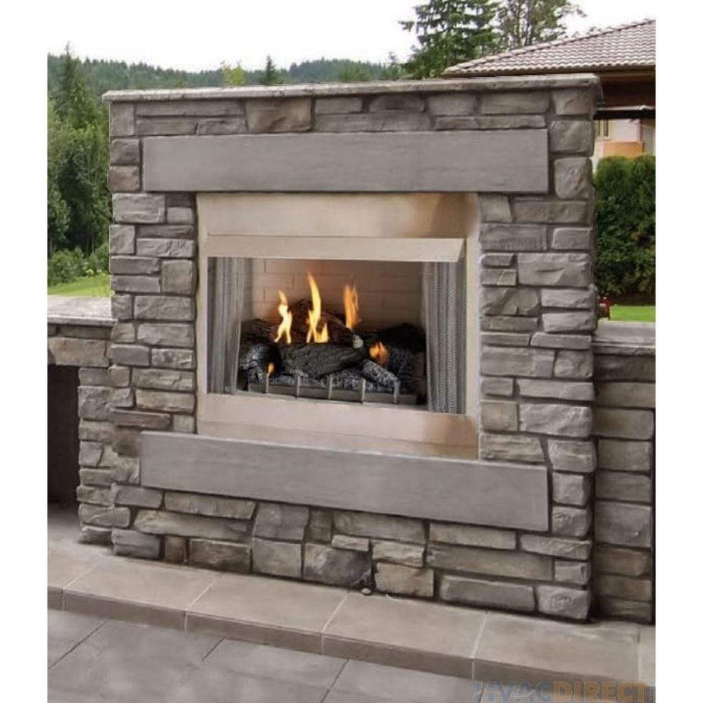 American Hearth | Carol Rose VentFree Outdoor Fireplace 36” | OP36FP72MN