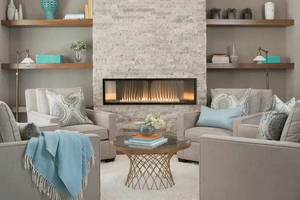 American Hearth | Boulevard VentFree Gas Fireplace 72 in | VFLB72FP90N
