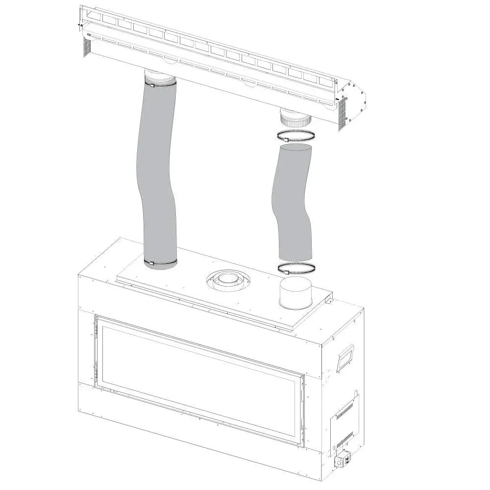American Hearth | Boulevard Gravity Heat Management 48 in | HMGW48