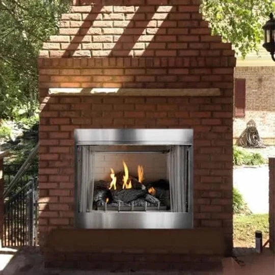 American Hearth | Carol Rose VentFree Outdoor Firebox 42 in Coastal Collection | OP42FB2MF