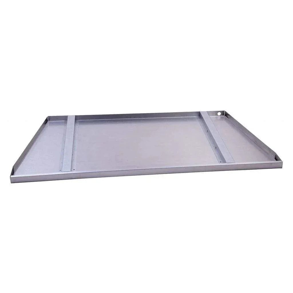 American Hearth | Carol Rose Stainless Steel Drain Tray 48 in | DT48LSS