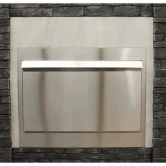 American Hearth | Carol Rose Outdoor Fireplace Accessory 48 in Linear Stainless Steel | WD48LSS