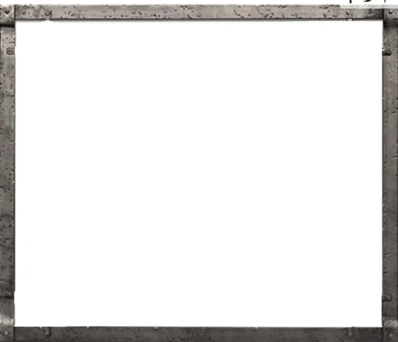 American Hearth | Rushmore Forged Iron Frame 35 in Distressed Pewter | DFF35FPD