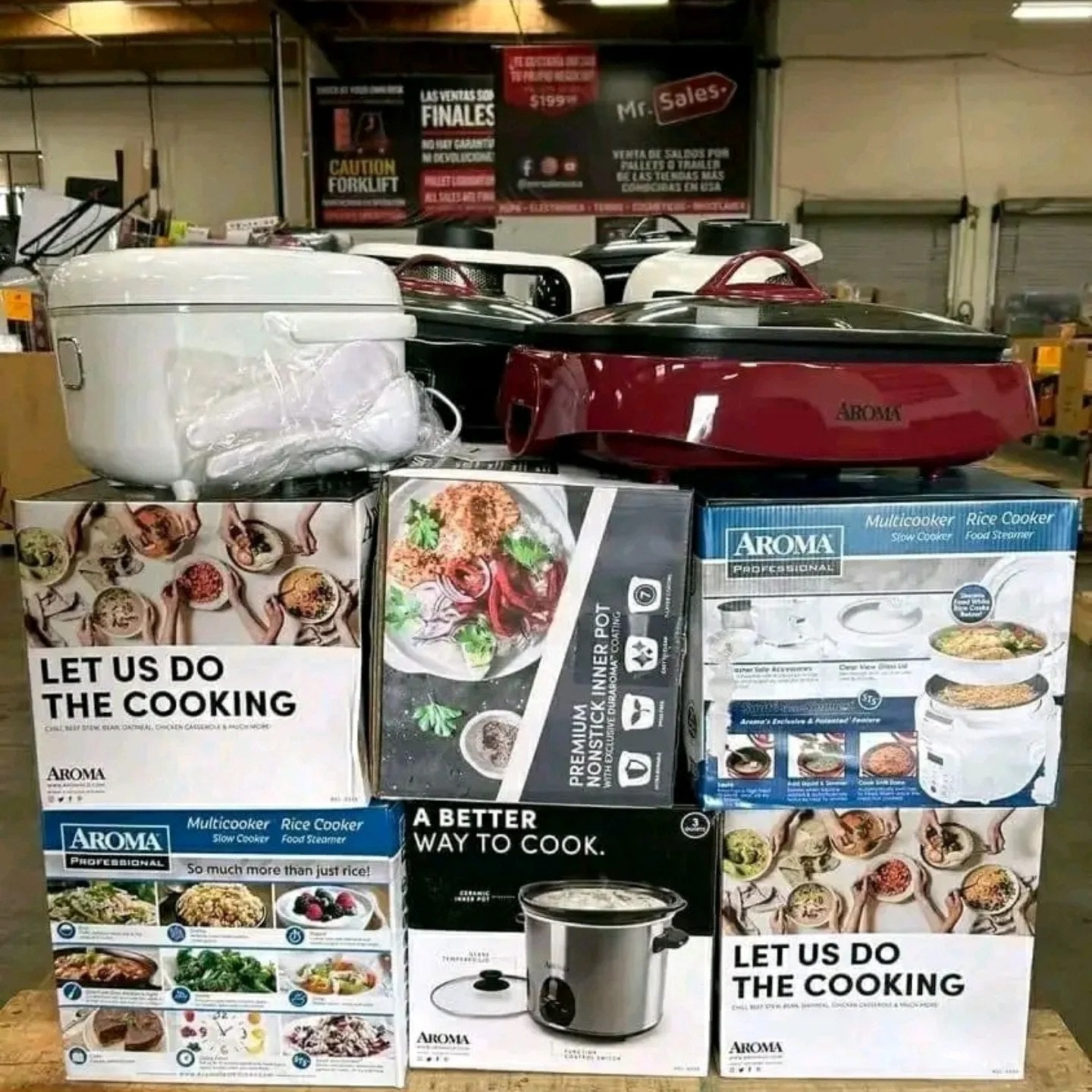 Amazon Cookware Pallets