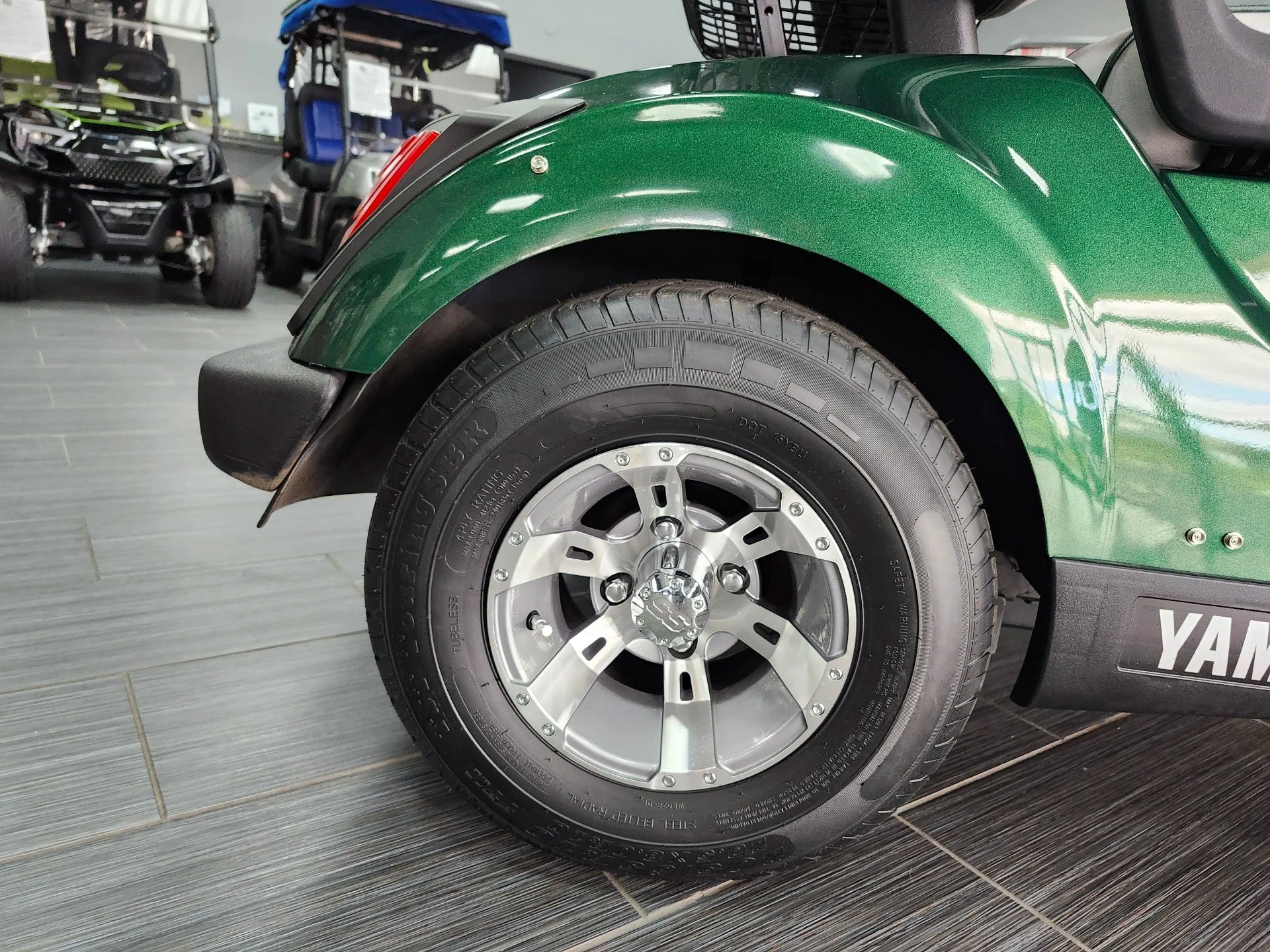 Green 2021 Yamaha Drive 2 QuieTech EFI Golf Cart for Sale