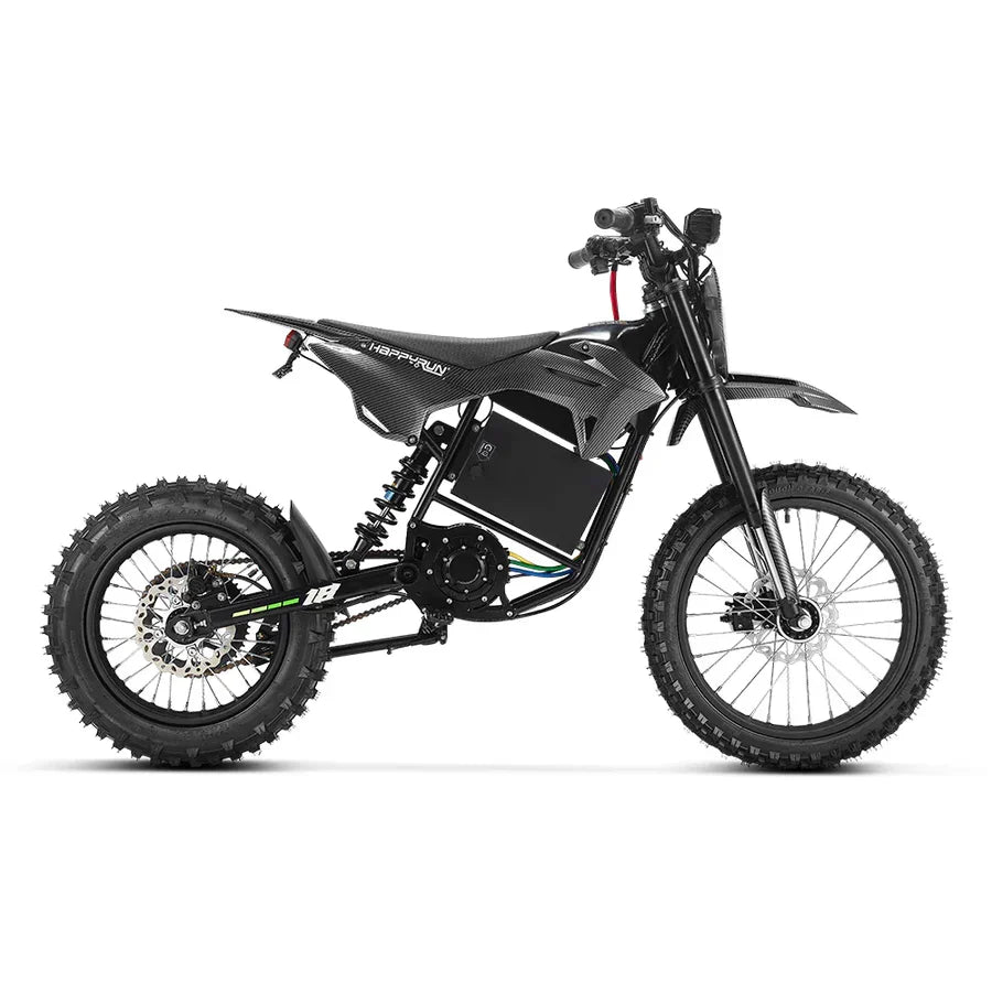 HappyRun | F18 Mid-Drive Electric Dirt Bike for Teens & Adults