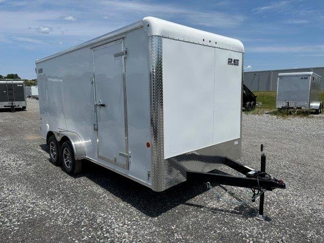 Car Mate 7 x 16 Enclosed Cargo Trailer – Barn Doors