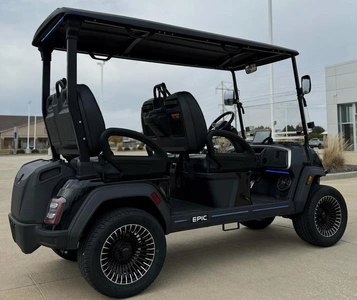 Black 2025 Epic E40FX Golf Cart for Sale