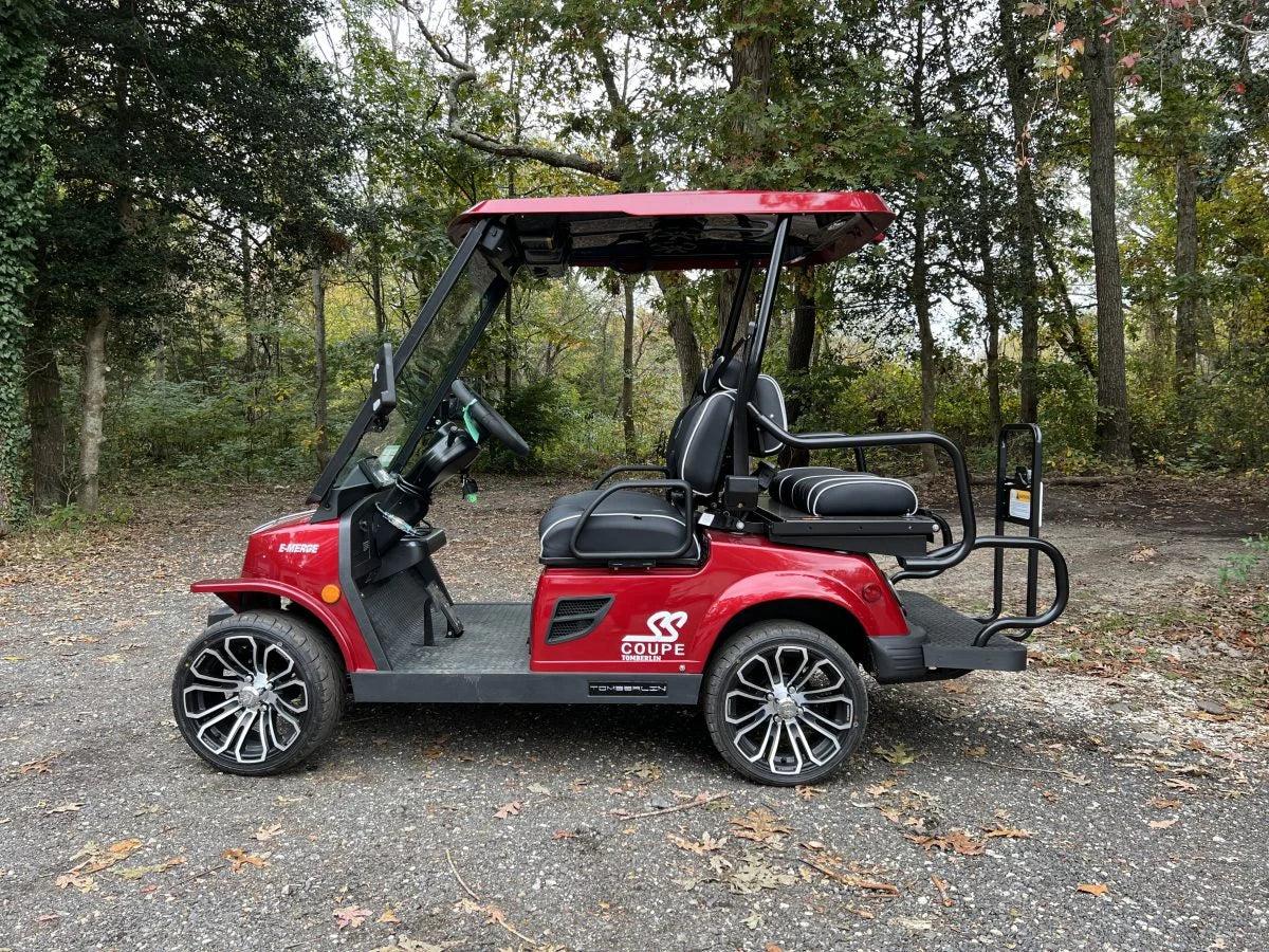 Red 2023 Tomberlin E2 SS Coupe Golf Cart for Sale