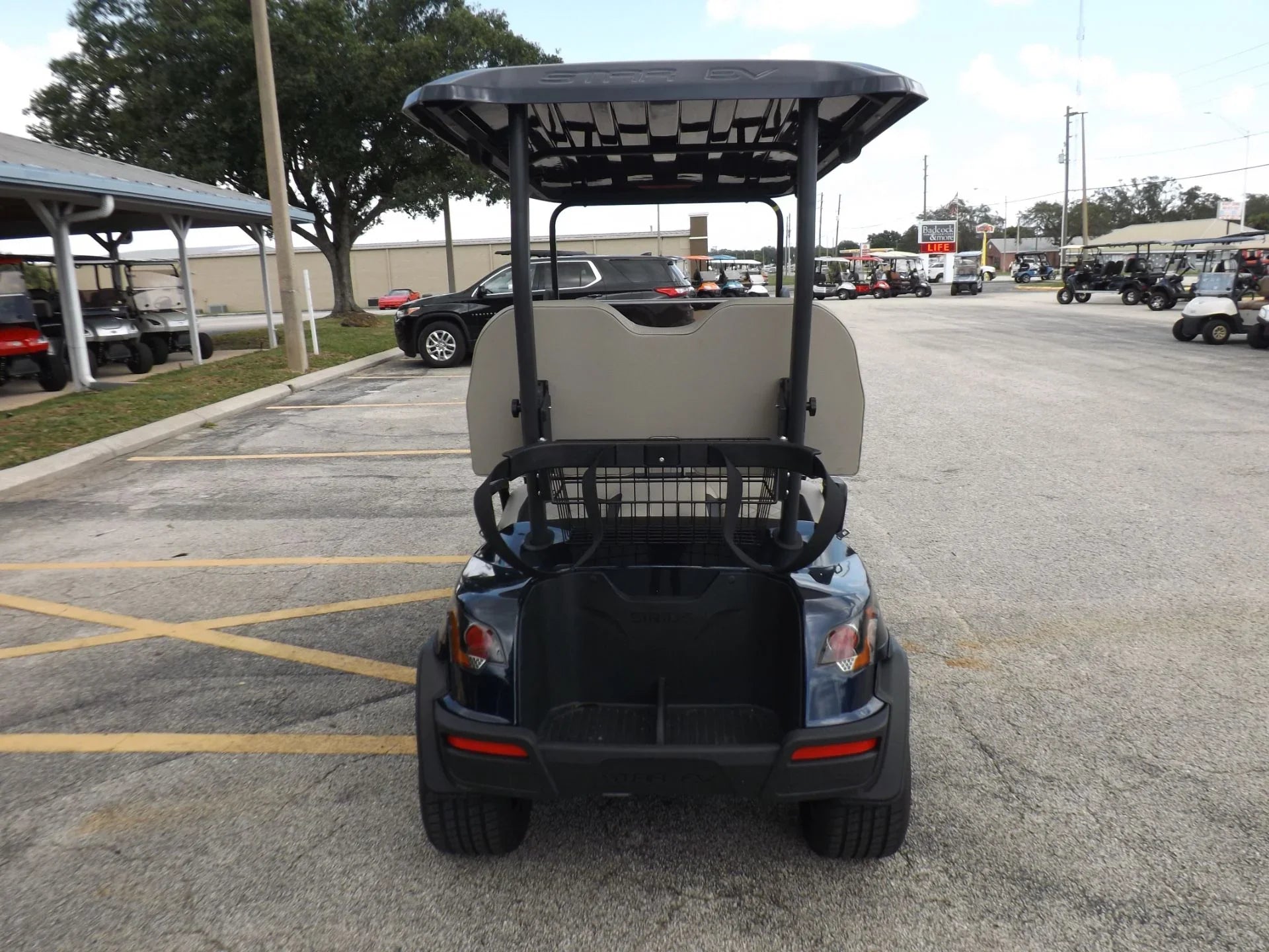Black 2024 Star EV SIRIUS 4 Forward Lithium Golf Cart for Sale