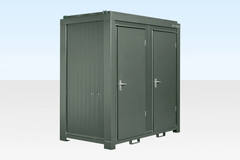 1+1 Double Mains Toilet 8Ft x 5Ft (Bottle Green)