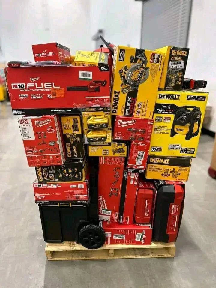 Mixed Tool Pallet (DeWalt & Milwaukee)