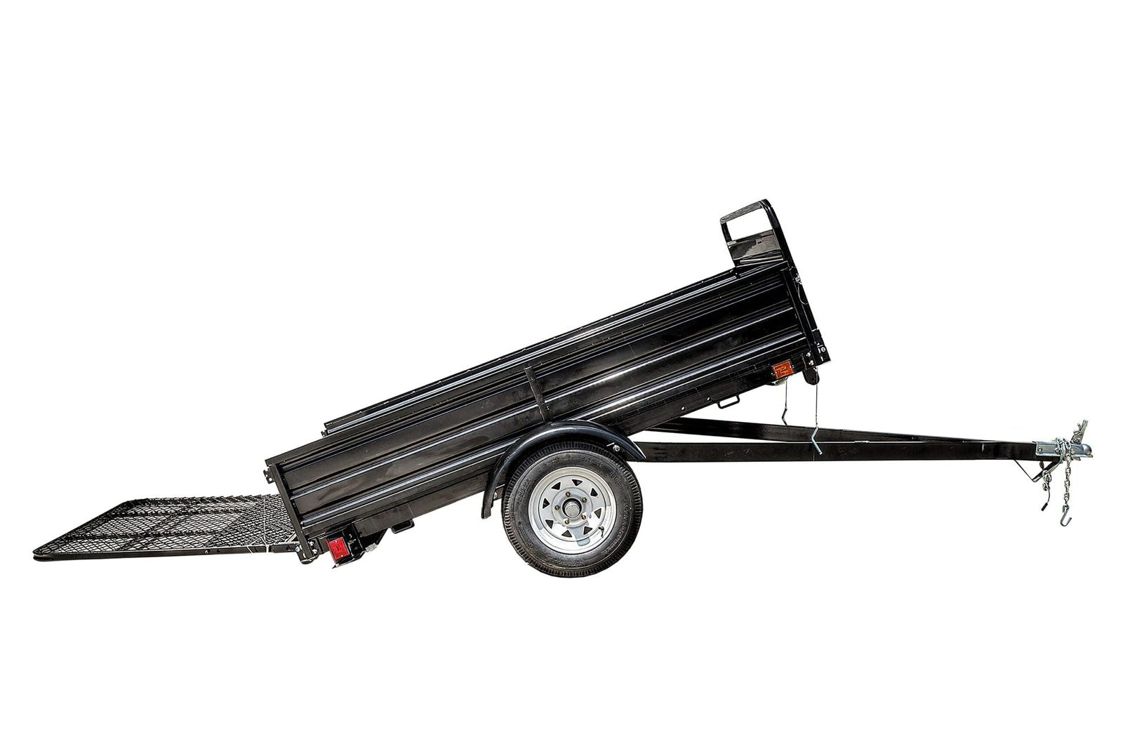 DK2 5-ft x 7-ft Steel Utility Trailer with Ramp Gate ( 1639-lb Capacity ) 2491711