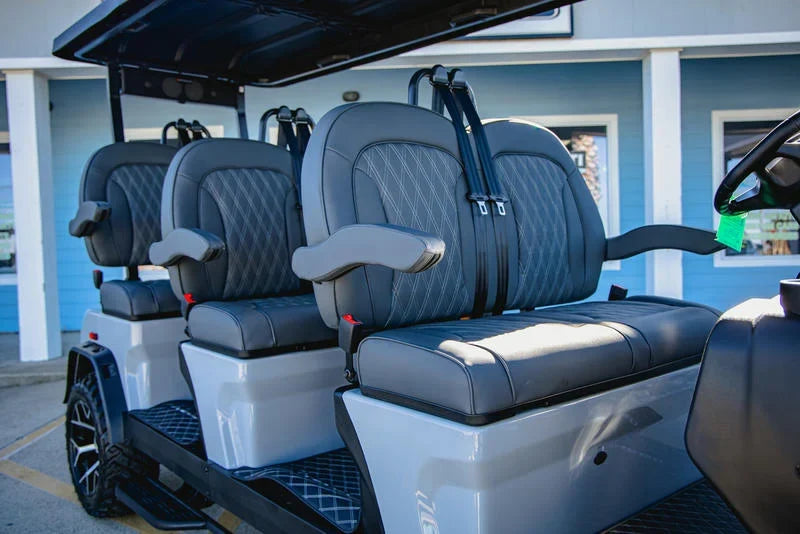 White 2025 Denago EV Rover XXL Golf Cart for Sale