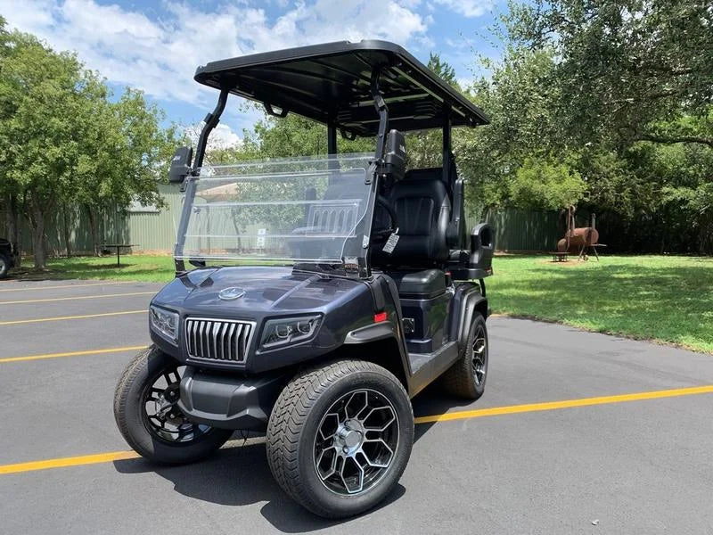 Black 2024 EVolution D5 Ranger 2+2 Golf Cart for Sale