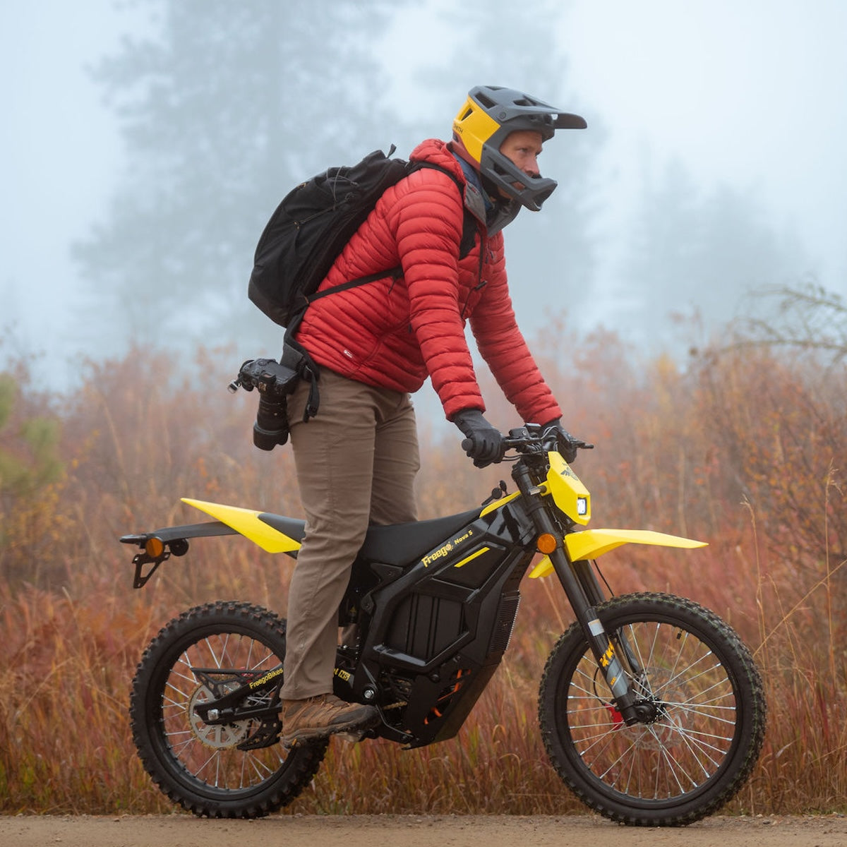 Freego | Nova 5 Mid-Drive Electric Dirt Bike | 8000W Peak - Nova 5 Pro Yellow