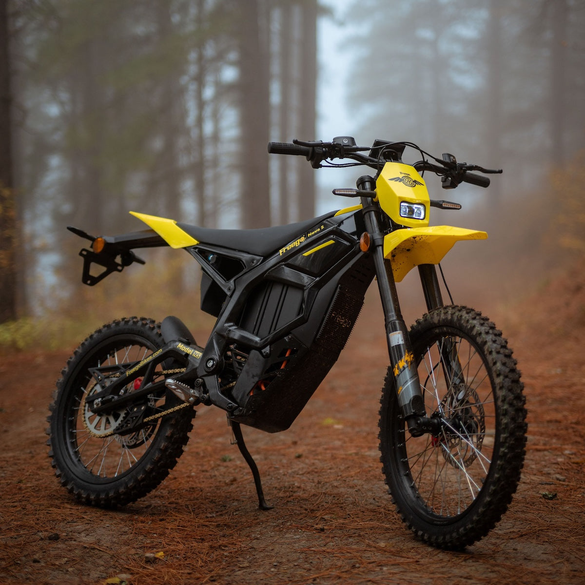 Freego | Nova 5 Mid-Drive Electric Dirt Bike | 8000W Peak - Nova 5 Pro Yellow