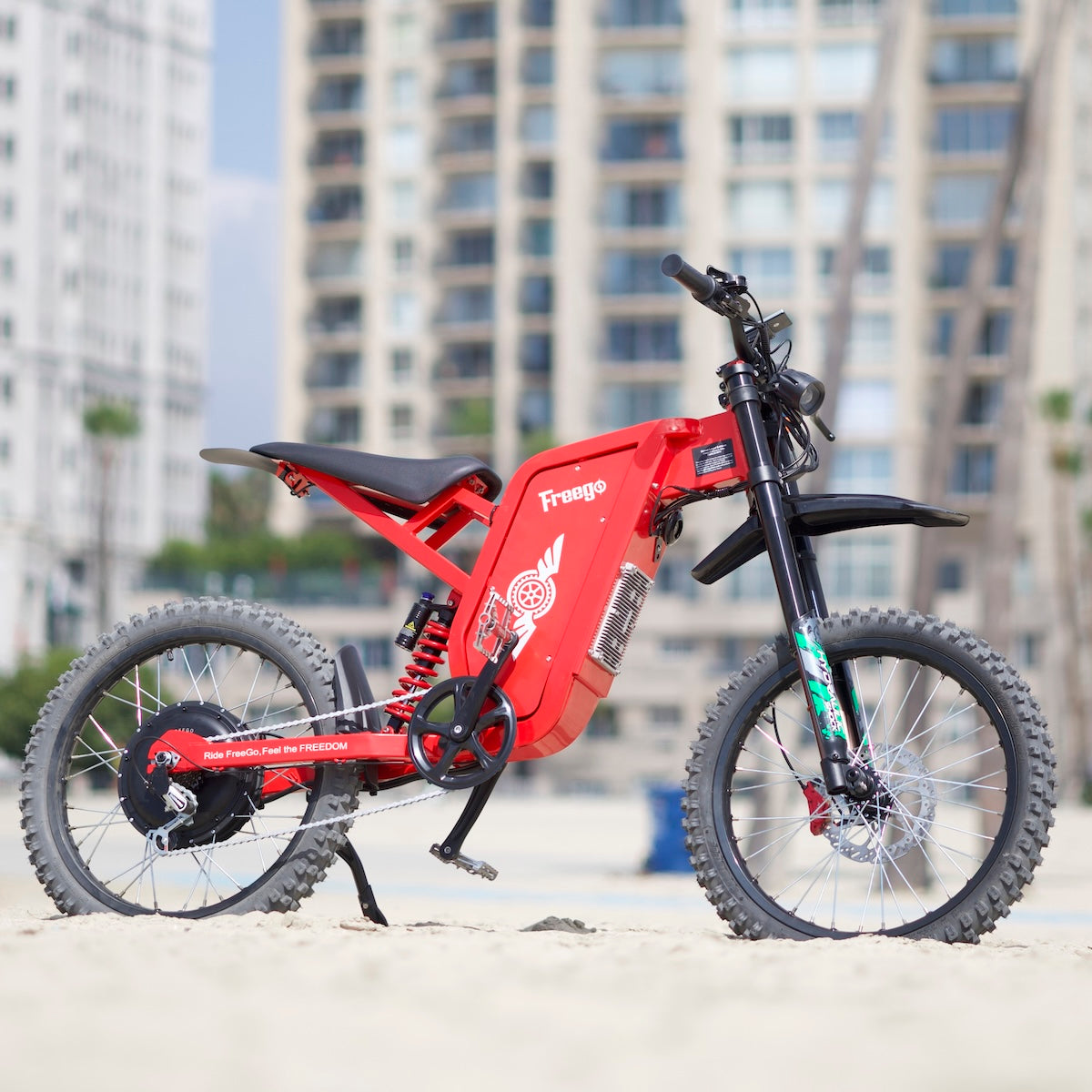 Freego X2 Pro All-Terrain Dirt eBike Red #color_red-limited