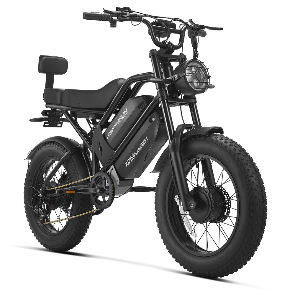 HappyRun G70 Pro Dual-Motor Dual-Battery Electric Cargo Bike
