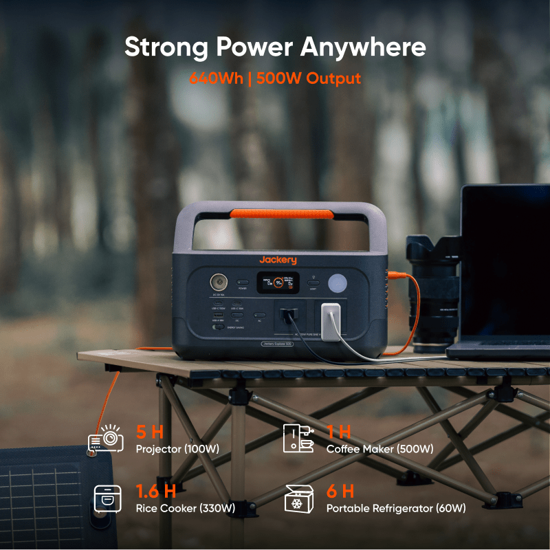 Jackery | Explorer 600 v2 Portable Power Station | 21-0001-000322