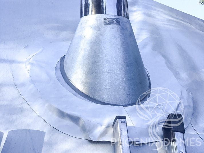 Phoenix Domes | Metal Chimney Flashing Kit