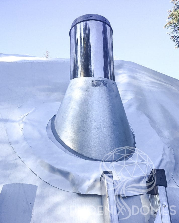 Phoenix Domes | Metal Chimney Flashing Kit