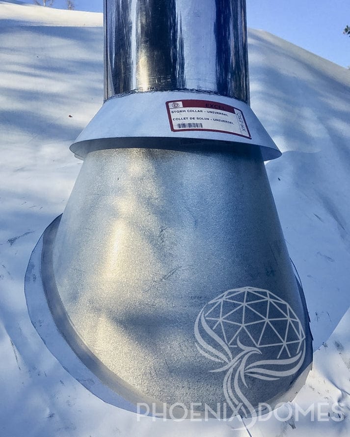 Phoenix Domes | Metal Chimney Flashing Kit