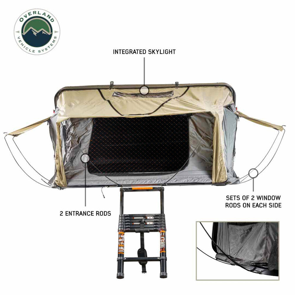 OVS | HD Bundu Cantilever Hard Shell Roof Top Tent - 2-4 Person | 18389902
