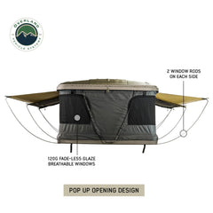 OVS | HD Bundu Hard Shell Pop Up Roof Top Tent - 2-4 Person | 18199901