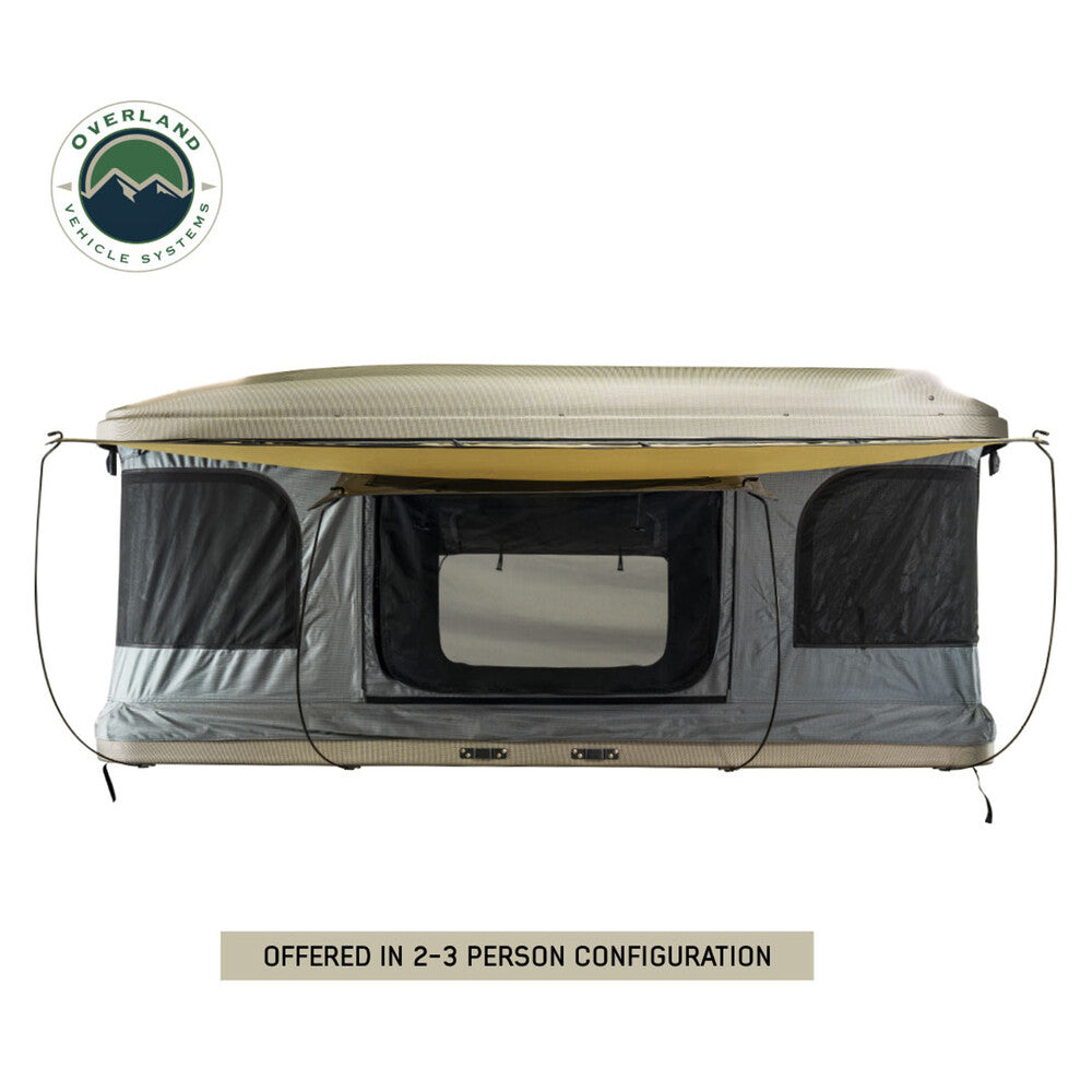 OVS | HD Bundu Hard Shell Pop Up Roof Top Tent - 2-4 Person | 18199901