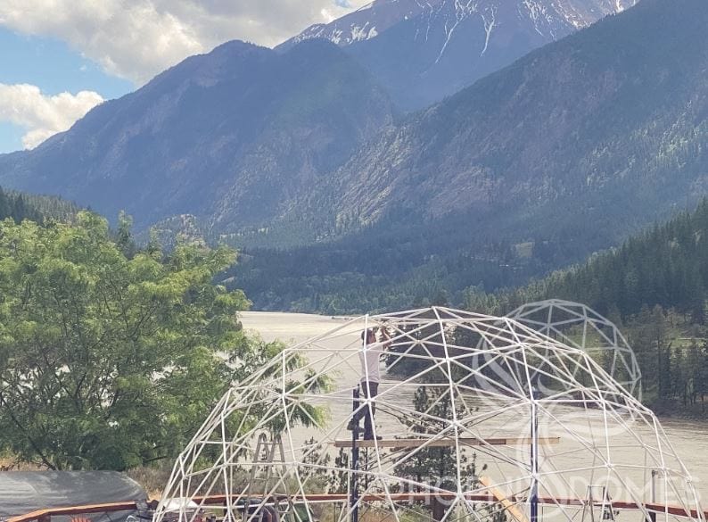 Phoenix Domes - Heavy Duty Frame 4 Season Glamping Package Dome - 30'/9m