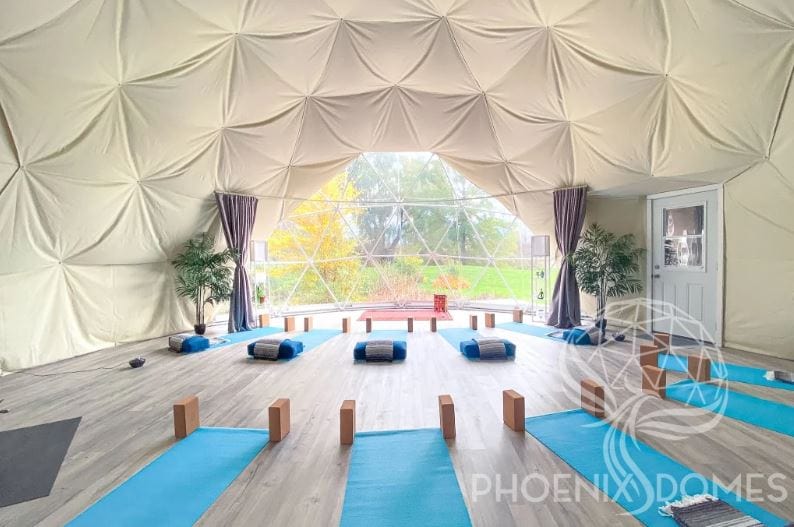Phoenix Domes - Heavy Duty Frame 4 Season Glamping Package Dome - 30'/9m