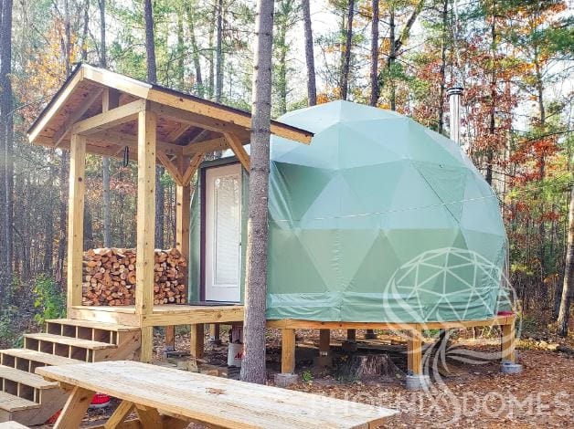 Phoenix Domes - Heavy Duty Frame 4 Season Glamping Package Dome - 30'/9m