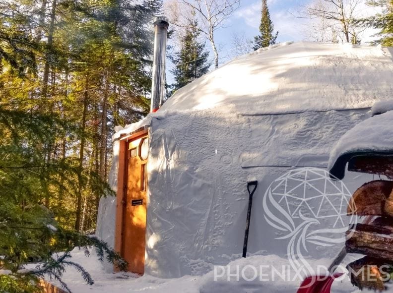 Phoenix Domes - Heavy Duty Frame 4 Season Glamping Package Dome - 30'/9m