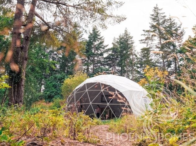 Phoenix Domes | Heavy Duty Frame 4-Season Glamping & Yoga Package Dome | 33'/10m