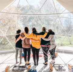 Phoenix Domes | Heavy Duty Frame 4-Season Glamping & Yoga Package Dome | 33'/10m