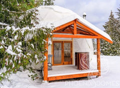 Phoenix Domes | Heavy Duty Frame 4-Season Glamping & Yoga Package Dome | 33'/10m