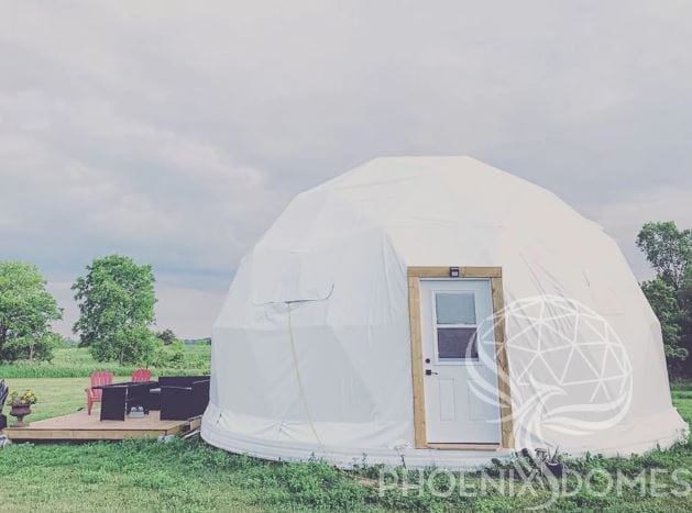 Phoenix Domes - Heavy Frame 4 Season Glamping Package Dome - 26'/8m
