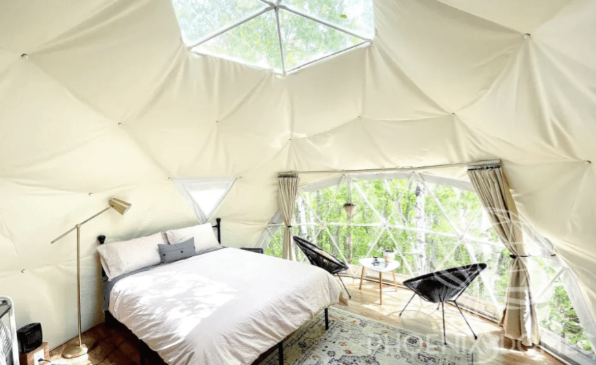 Phoenix Domes - Medium Frame 4 Season Glamping Package Dome - 16'/5m