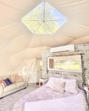 Phoenix Domes - Medium Frame 4 Season Glamping Package Dome - 20'/6m