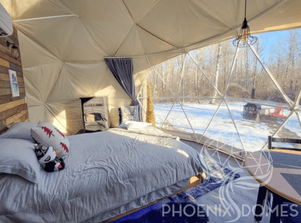 Phoenix Domes - Medium Frame 4 Season Glamping Package Dome - 20'/6m