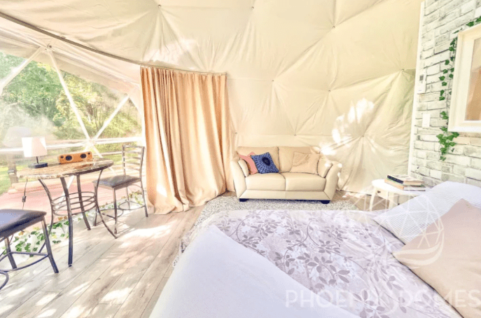 Phoenix Domes - Medium Frame 4 Season Glamping Package Dome - 20'/6m
