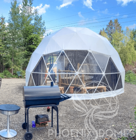 Phoenix Domes - Medium Frame 4 Season Glamping Package Dome - 20'/6m